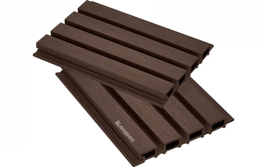 Tấm Ốp Lam 4 Sóng Ngoài Trời 2 Da 2D219-Walnut